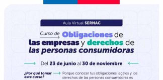 Sernac invita a trabajadores del comercio y servicios a participar en curso gratuito sobre derechos de los consumidores