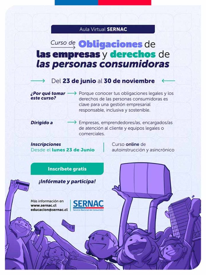 Sernac invita a trabajadores del comercio y servicios a participar en curso gratuito sobre derechos de los consumidores Sernac invita a trabajadores del comercio y servicios a participar en curso gratuito sobre derechos de los consumidores