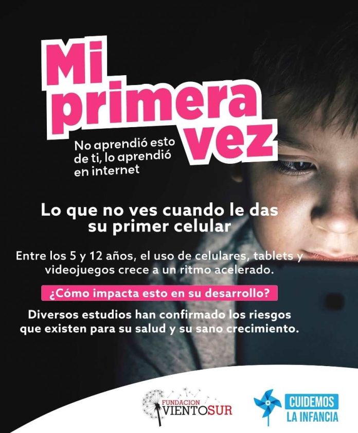 “Mi Primera Vez”_ Fundación Viento Sur y su plataforma Cuidemos la Infancia lanzan esta campaña para alertar sobre el uso temprano de pantallas en la infancia “Mi Primera Vez”: Fundación Viento Sur y su plataforma Cuidemos la Infancia lanzan esta campaña para alertar sobre el uso temprano de pantallas en la infancia