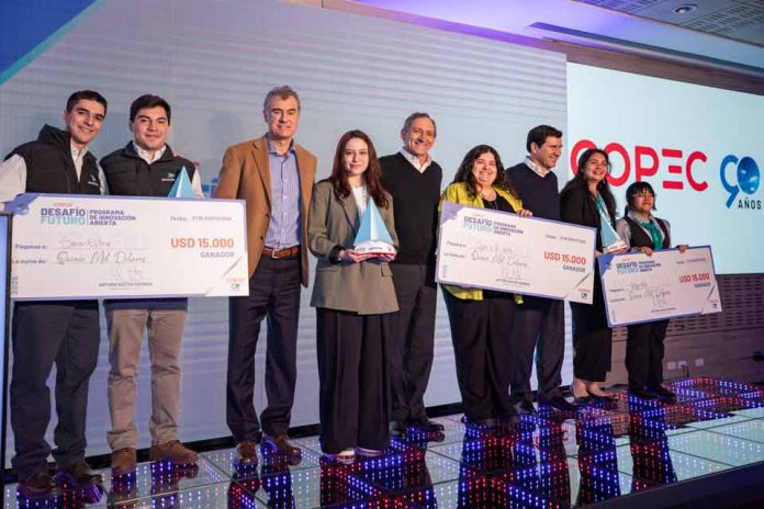 USD$45.000 a repartir: Copec premia a estudiantes ganadores de su primer concurso de innovación abierta USD$45.000 a repartir: Copec premia a estudiantes ganadores de su primer concurso de innovación abierta