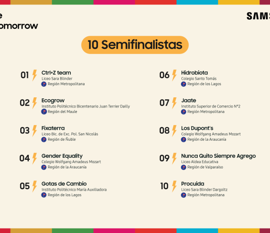 Proyectos innovadores desde Rapa Nui a Los Lagos: se anuncian los 10 semifinalistas de Samsung Solve for Tomorrow
