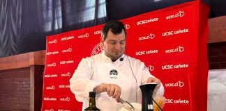 Chef Heinz Wuth reveló la ciencia detrás de la cocina a estudiantes de Cañete