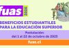 El 1 de octubre comienza postulación a beneficios estudiantiles para 2026 a través del FUAS El 1 de octubre comienza postulación a beneficios estudiantiles para 2026 a través del FUAS