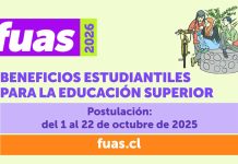 El 1 de octubre comienza postulación a beneficios estudiantiles para 2026 a través del FUAS El 1 de octubre comienza postulación a beneficios estudiantiles para 2026 a través del FUAS