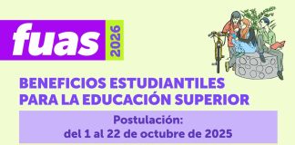 El 1 de octubre comienza postulación a beneficios estudiantiles para 2026 a través del FUAS El 1 de octubre comienza postulación a beneficios estudiantiles para 2026 a través del FUAS