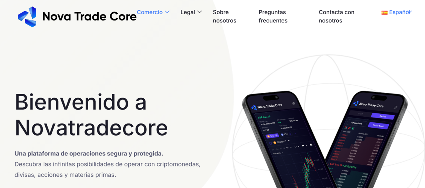 Novatradecore homepage