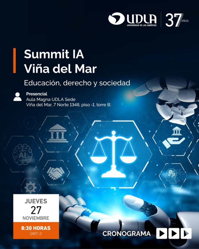 Summit IA Viña del Mar convoca a especialistas para analizar el impacto de la inteligencia artificial en la educación, derecho y sociedad