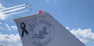 Destacada presentación de la Escuadrilla de Alta Acrobacia “Halcones” en Festival Aéreo de Rancagua Destacada presentación de la Escuadrilla de Alta Acrobacia “Halcones” en Festival Aéreo de Rancagua