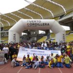 Escuela Padre Alberto Hurtado realizó su 2ª Corrida Familiar por la Educación Pública en el Estadio Sánchez Rumoroso