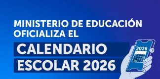 Ministerio de Educación oficializa el calendario escolar 2026