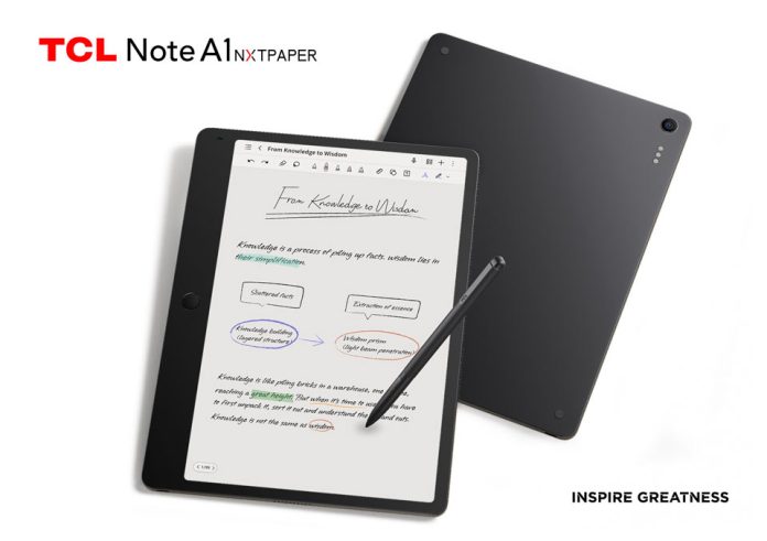 TCL lanza Note A1 NXTPAPER: el cuaderno electrónico con pantalla tipo papel e inteligencia artificial integrada