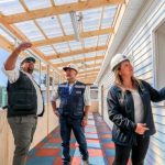 Ministro de Educación constata avance de infraestructura de jardines siniestrados en Tomé Ministro de Educación constata avance de infraestructura de jardines siniestrados en Tomé