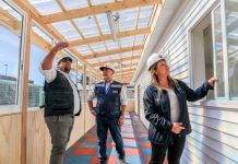 Ministro de Educación constata avance de infraestructura de jardines siniestrados en Tomé Ministro de Educación constata avance de infraestructura de jardines siniestrados en Tomé