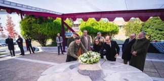 UTalca inauguró memorial en honor al padre de la escultura en Chile