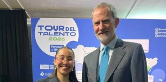 Joven profesora chilena participó del "Tour del Talento" presidido por el Rey Felipe VI