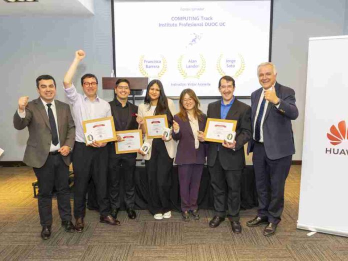 Chile llega a la final mundial de Huawei ICT Competition en China con estudiantes de Duoc UC y una participación femenina histórica