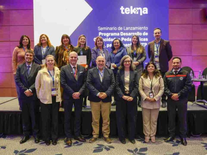 Lanzamiento de Tekna en Valparaíso: la apuesta país que busca transformar la formación docente técnico-profesional en Chile.