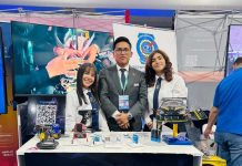 Liceos SOFOFA sorprendieron en la FIDAE con dron propulsado por hidrógeno verde y semáforo sonoro
