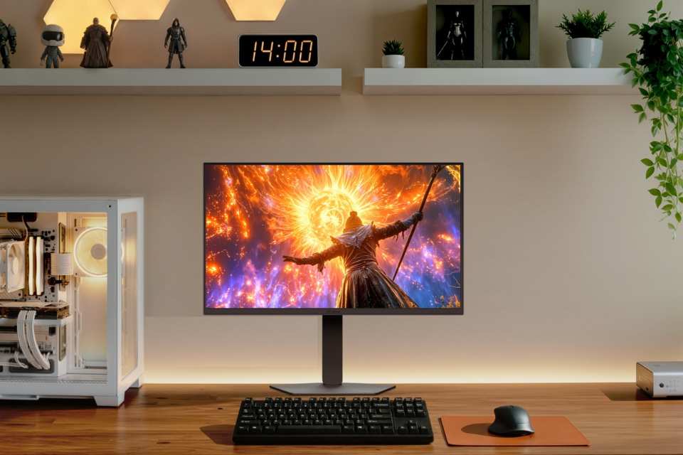 El contraste perfecto en videojuegos: Inteligencia Artificial de LG escala el gaming en monitores a resolución 5K.
