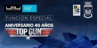 FACH realizará Festival de Cine Aeronáutico para jóvenes estudiantes a 40 años del estreno de "Top Gun"