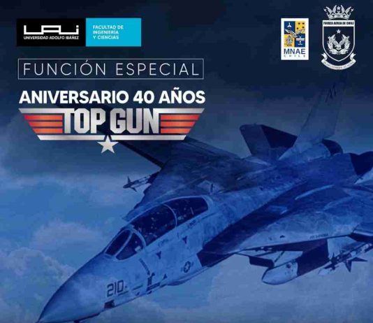 FACH realizará Festival de Cine Aeronáutico para jóvenes estudiantes a 40 años del estreno de "Top Gun"