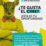 Jóvenes de entre 12 y 20 años podrán integrar el Jurado Infantil y Juvenil del 33° Festival Internacional de Cine de Valdivia (1)