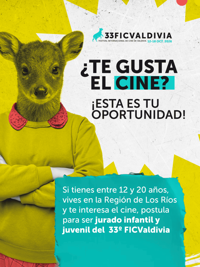 Jóvenes de entre 12 y 20 años podrán integrar el Jurado Infantil y Juvenil del 33° Festival Internacional de Cine de Valdivia (1)