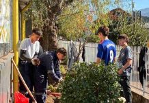 Más de 200 jóvenes del Saint George participaron en Trabajos de Invierno en Quillón