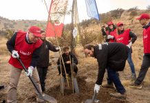 Municipalidad de Huechuraba y Claro inician segunda etapa del programa de reforestación del futuro parque El Rosal Municipalidad de Huechuraba y Claro inician segunda etapa del programa de reforestación del futuro parque El Rosal