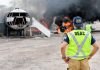 Simulacro de accidente aéreo movilizó a cerca de 100 estudiantes en el Aeropuerto Diego Aracena