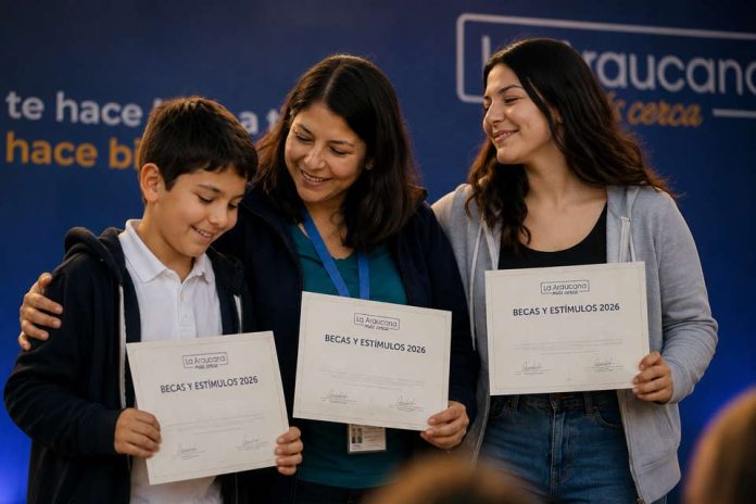 Caja La Araucana reconoce a más de 7.100 estudiantes con becas en la zona centro sur del país