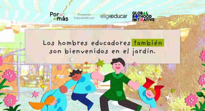Gran red de organizaciones lanza iniciativa para promover una mayor presencia de hombres en la educación inicial y básica