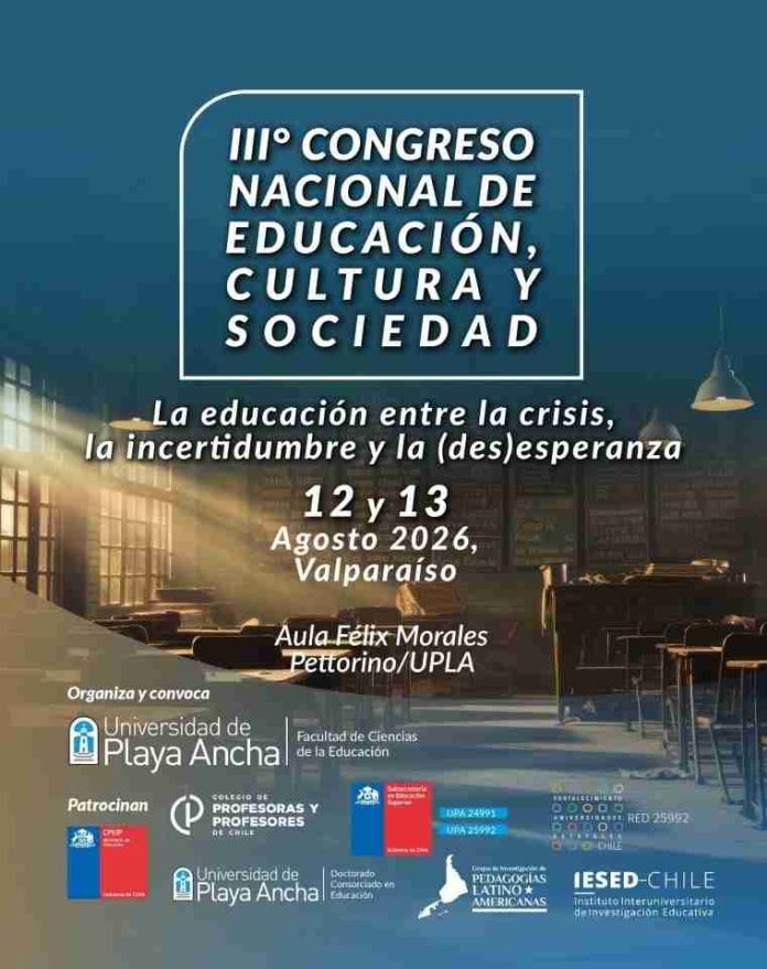 UPLA será epicentro del debate pedagógico con el III Congreso Nacional de Educación, Cultura y Sociedad UPLA será epicentro del debate pedagógico con el III Congreso Nacional de Educación, Cultura y Sociedad
