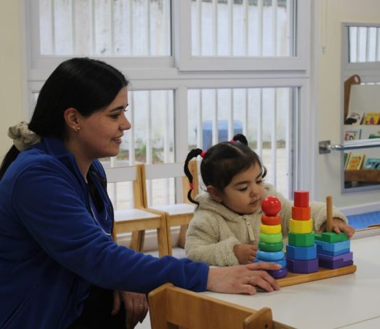 Párvulos tienen su primer día de clases en Jardín infantil JUNJI de Hualqui