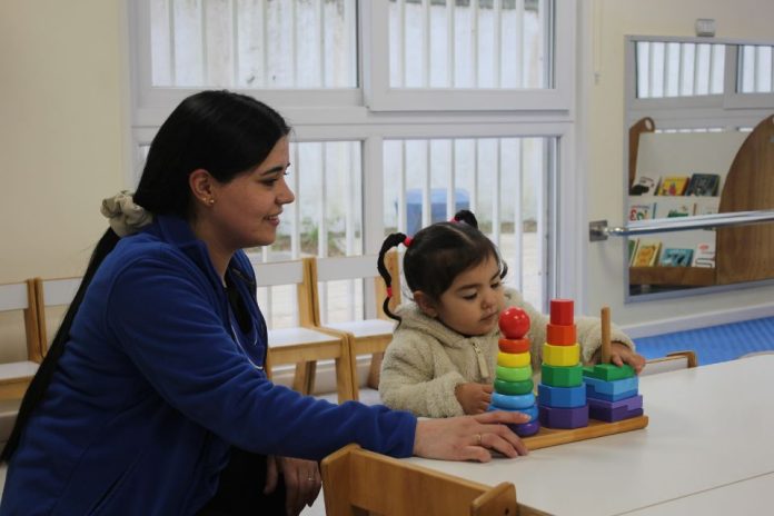 Párvulos tienen su primer día de clases en Jardín infantil JUNJI de Hualqui