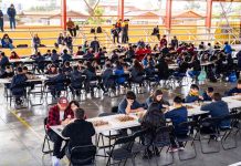 Cerca de 500 estudiantes se reunieron en torno a la Liga de Ajedrez del SLEP Puerto Cordillera