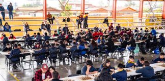 Cerca de 500 estudiantes se reunieron en torno a la Liga de Ajedrez del SLEP Puerto Cordillera