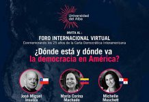 Nobel de la Paz María Corina Machado y José Miguel Insulza analizarán el futuro de la democracia en foro internacional Nobel de la Paz María Corina Machado y José Miguel Insulza analizarán el futuro de la democracia en foro internacional