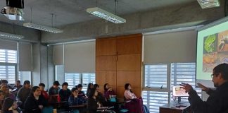 Redes de colaboración acercan la paleontología a estudiantes de la Facultad de Ciencias UCSC