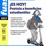 FUAS 2027: ya está abierta la postulación a becas, créditos y gratuidad para la educación superior FUAS 2027: ya está abierta la postulación a becas, créditos y gratuidad para la educación superior