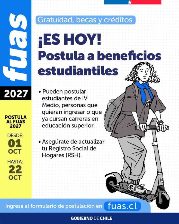 FUAS 2027: ya está abierta la postulación a becas, créditos y gratuidad para la educación superiorya-está-abierta-la-postulación-a-becas,-créditos-y-gratuidad-para-la-educación-superior FUAS 2027: ya está abierta la postulación a becas, créditos y gratuidad para la educación superior