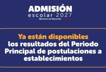 Sistema de Admisión Escolar (SAE): ya están disponibles los resultados del Periodo Principal de postulaciones a establecimientos para 2027