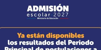 Sistema de Admisión Escolar (SAE): ya están disponibles los resultados del Periodo Principal de postulaciones a establecimientos para 2027 Sistema de Admisión Escolar (SAE): ya están disponibles los resultados del Periodo Principal de postulaciones a establecimientos para 2027